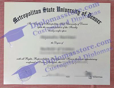 Metropolitan State University of Denver degree