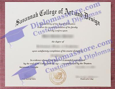Savannah College of Art and Design degree