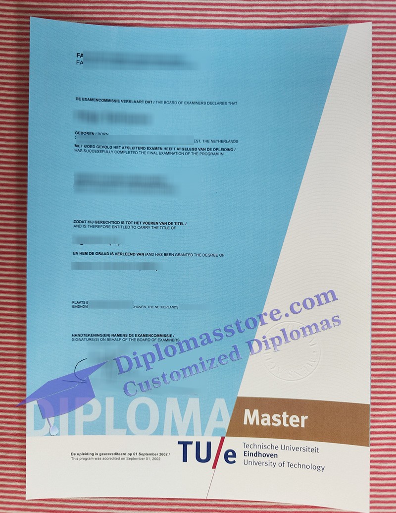 Technische Universiteit Eindhoven diploma, TU Eindhoven degree,