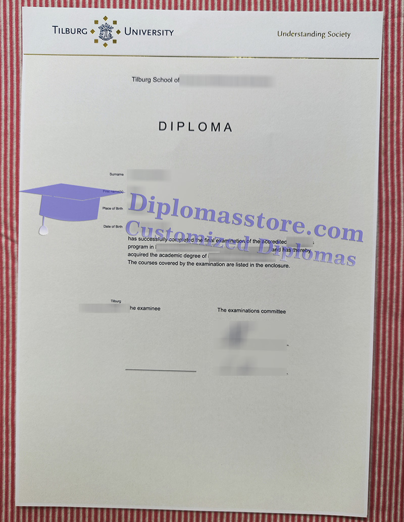 Tilburg University diploma, Tilburg University degree,