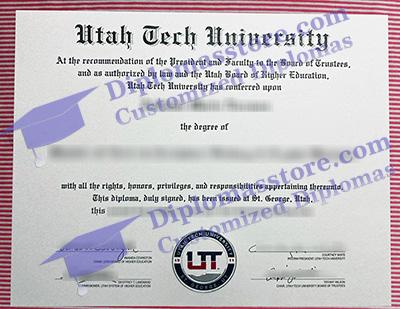 Utah Tech University degree