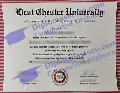 West Chester University degree