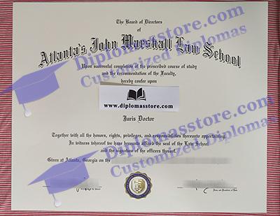 Atlanta's John Marshall Law School degree