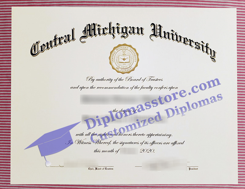 Central Michigan University diploma 2020
