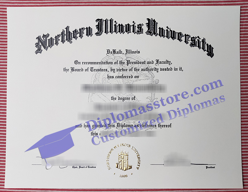 Northern Illinois University diploma, Northern Illinois University certificate,
