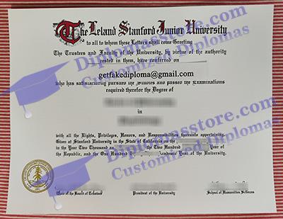 Stanford University certificate