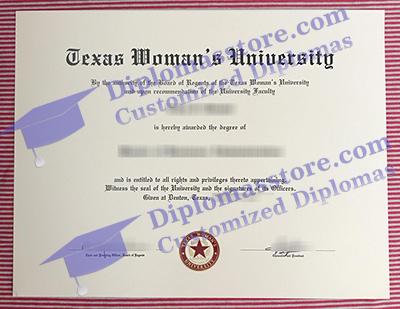 Texas Woman's University degree