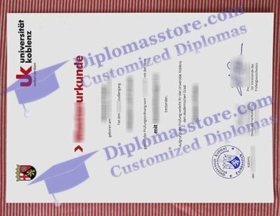 Universität Koblenz diploma