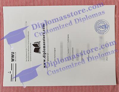 Universität Münster diploma