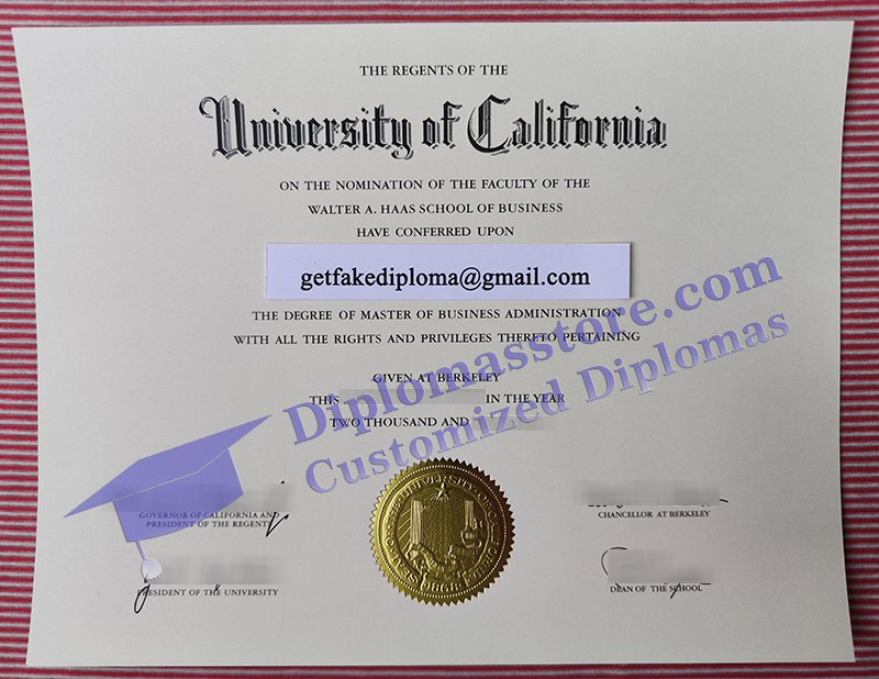 University of California Berkeley diploma, UC Berkeley degree,
