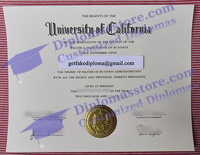 UC Berkeley diploma