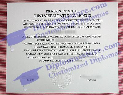 Yale University degree