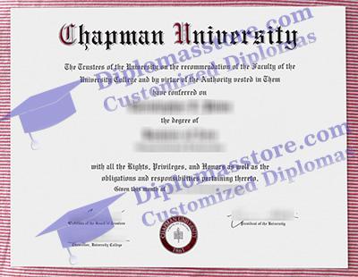 Chapman University degree