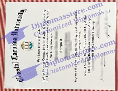 Coastal Carolina University certificate