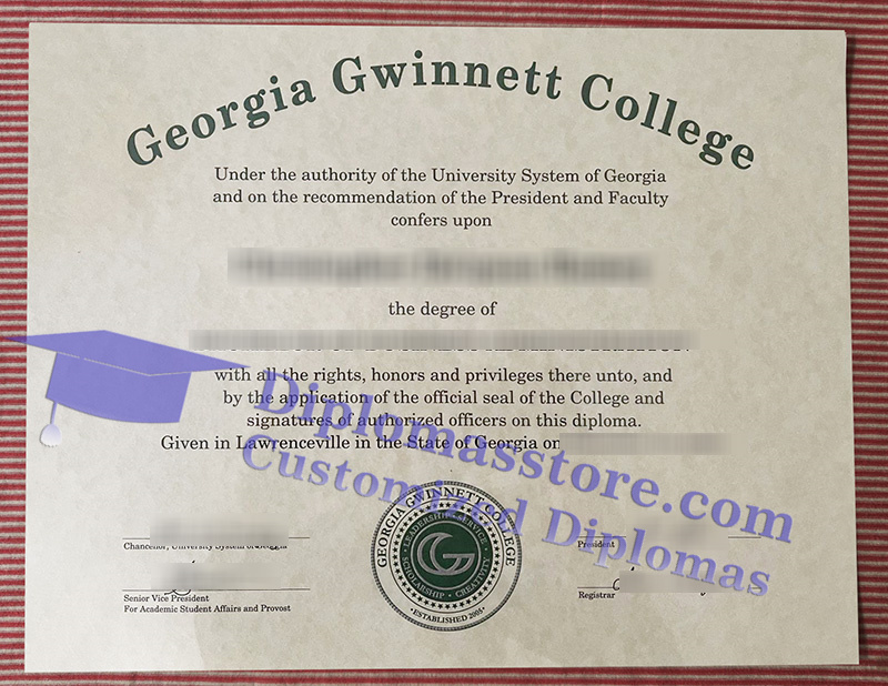 Georgia Gwinnett College diploma, Georgia Gwinnett College degree.