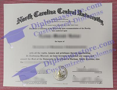NCCU diploma