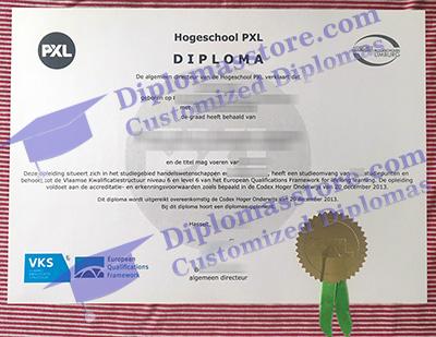 PXL University diploma