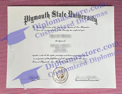 Plymouth State University certificate