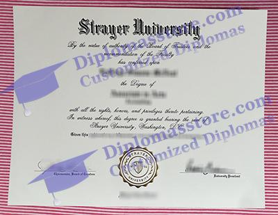 Strayer University degree