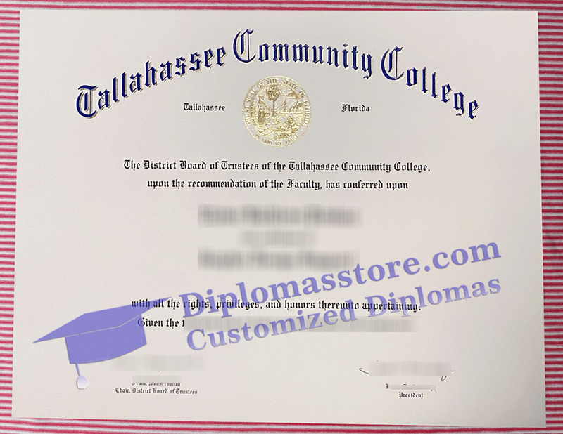 Tallahassee Community College diploma, Tallahassee Community College certificate,