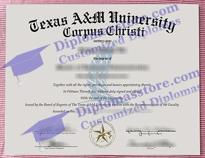 TAMU-CC diploma