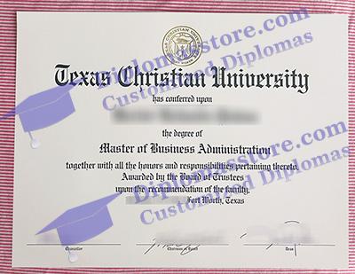 Texas Christian University degree