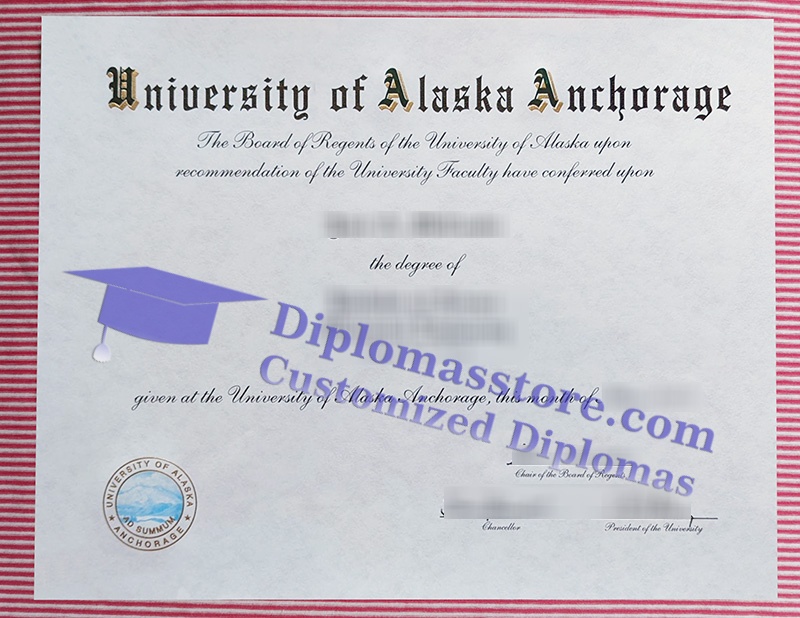 University of Alaska Anchorage diploma, University of Alaska Anchorage degree,