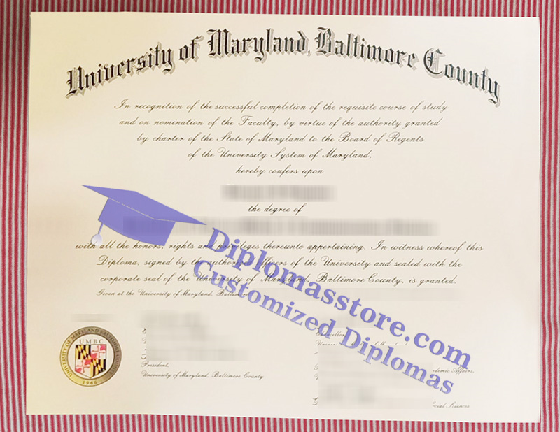 University of Maryland Baltimore County diploma, UMBC degree,