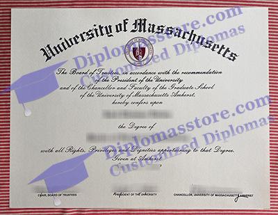 University of Massachusetts Amherst certificate