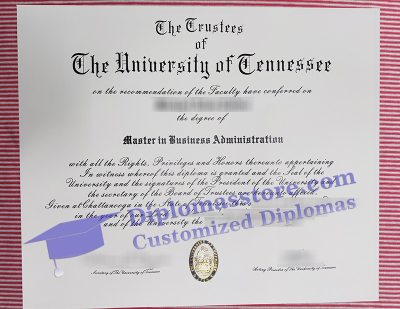 University of Tennessee Chattanooga diploma, University of Tennessee degree,