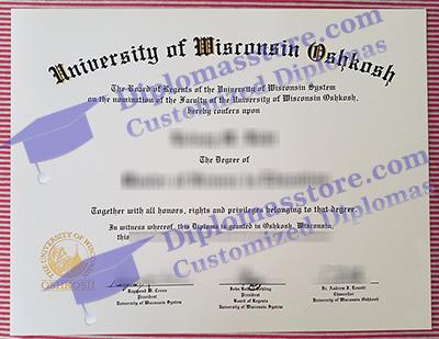 UW Oshkosh diploma