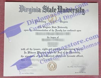 Virginia State University degree