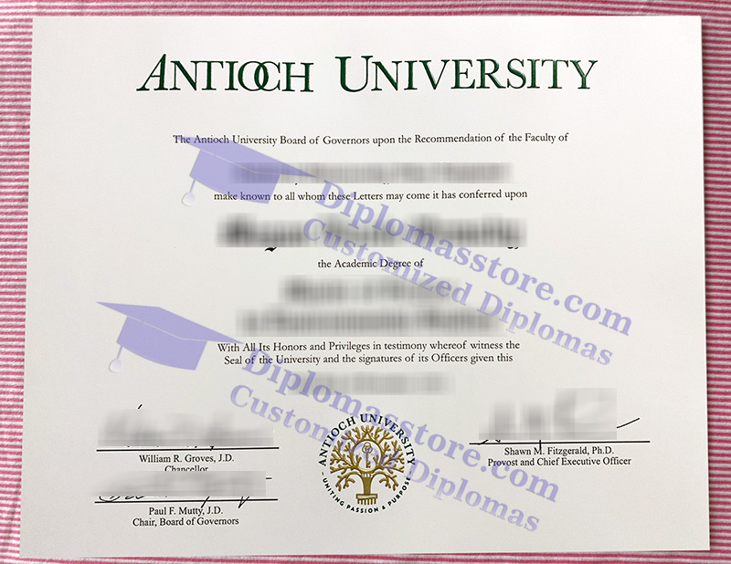 Antioch University diploma, Antioch University degree,