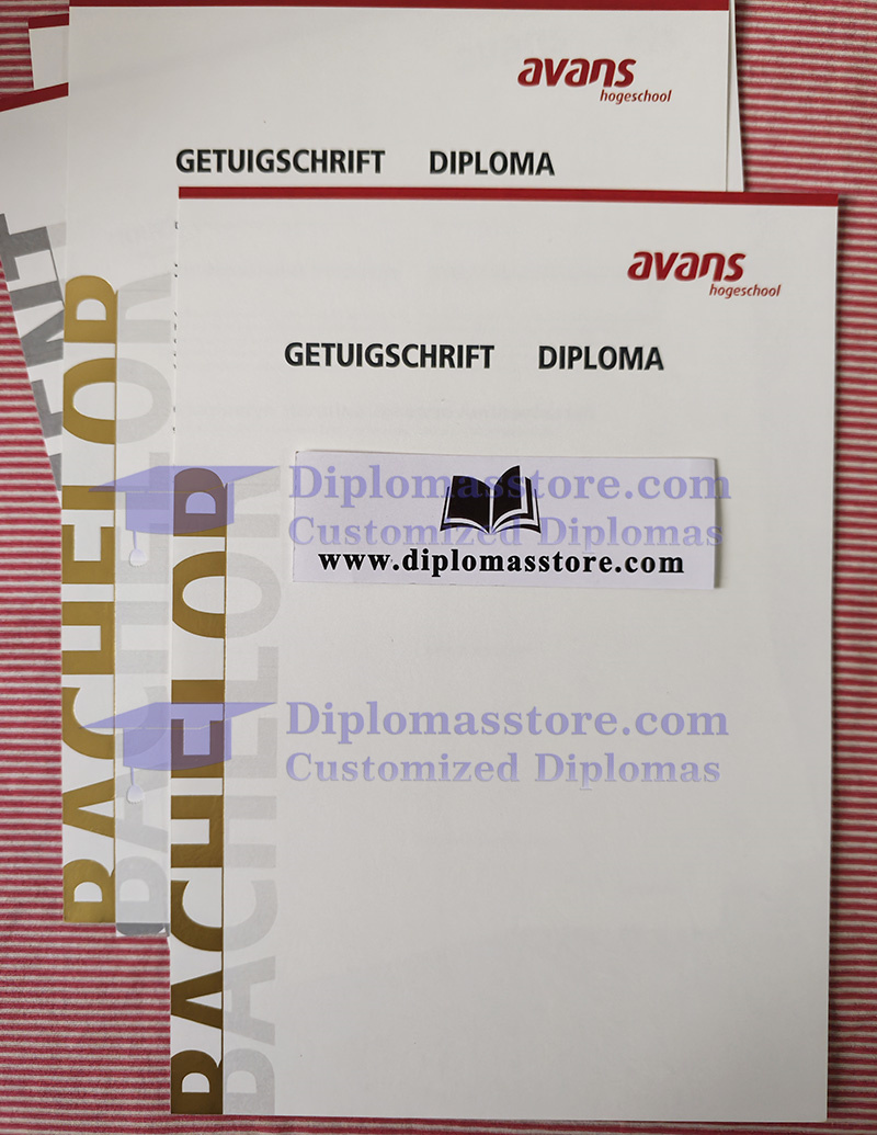 Avans Hogeschool diploma, Avans Hogeschool bachelor degree,
