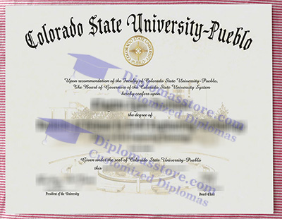 Colorado State University Pueblo certificate