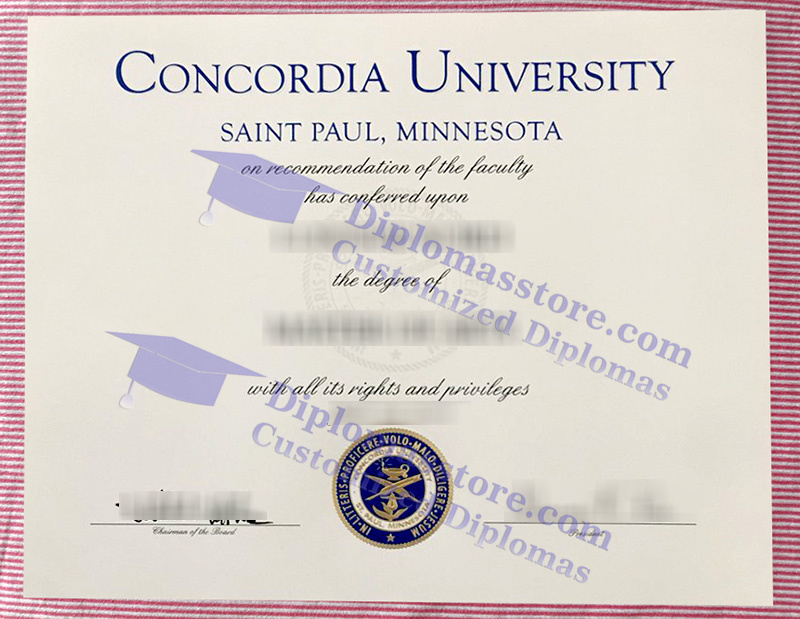 Concordia University Saint Paul diploma, Concordia University Saint Paul degree,