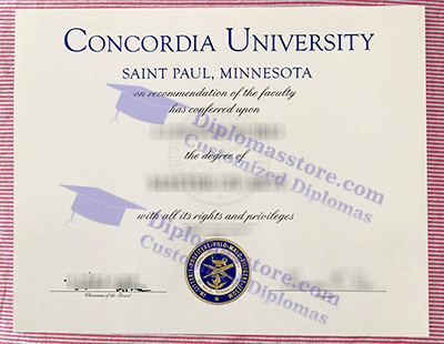 Concordia University Saint Paul certificate
