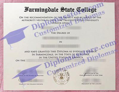Farmingdale State College certificate