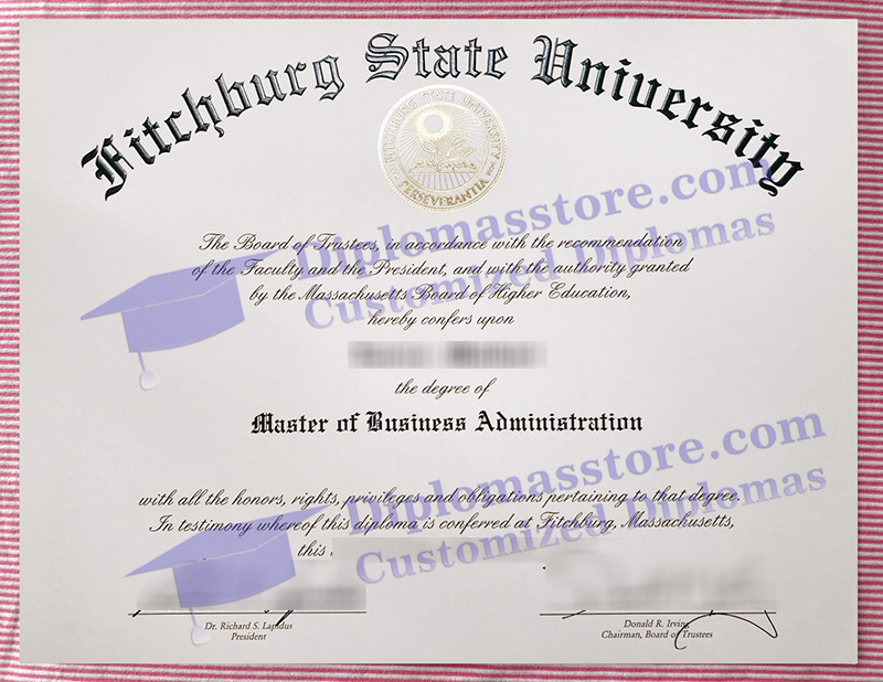 Fitchburg State University diploma, Fitchburg State University degree,
