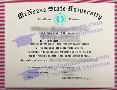 McNeese State University certificate