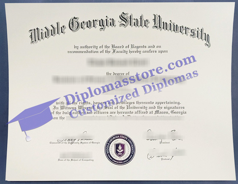 Middle Georgia State University degree, Middle Georgia State University diploma,