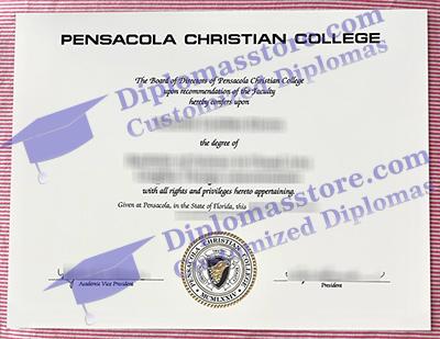 Pensacola Christian College certificate