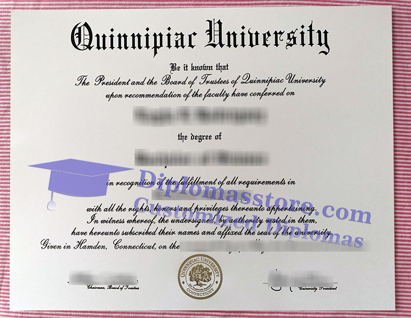 Quinnipiac University diploma, Quinnipiac University degree,