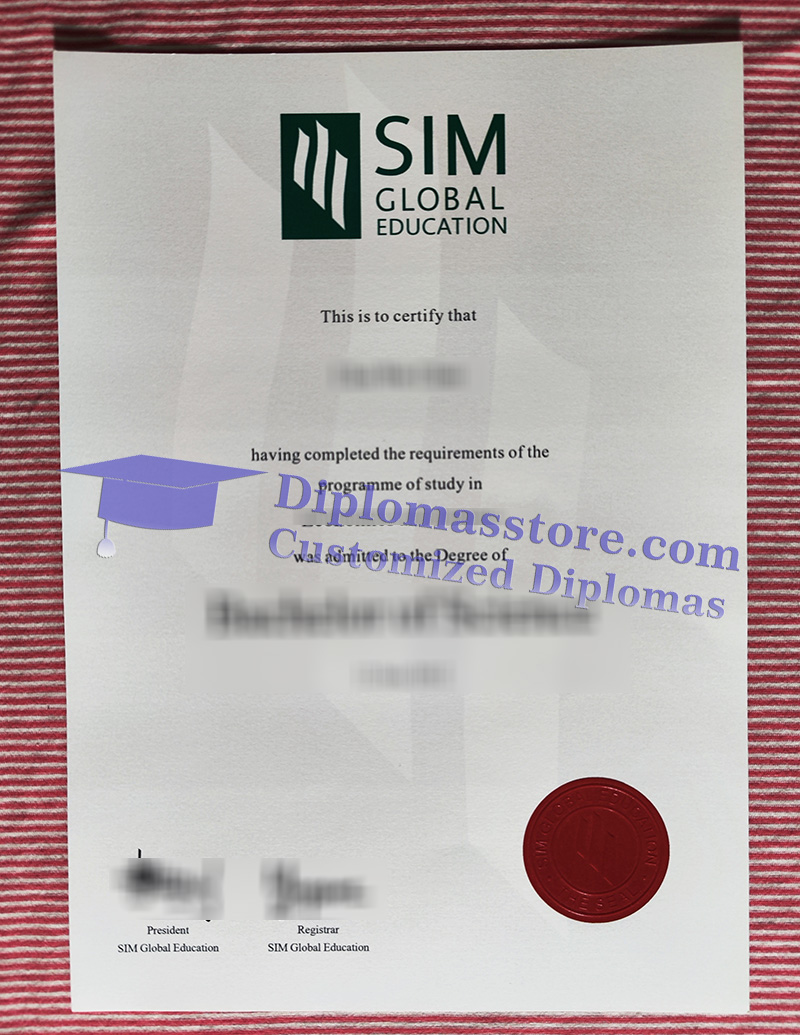 SIM Global Education degree, SIM GE diploma,