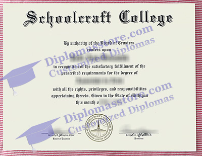 Schoolcraft College certificate