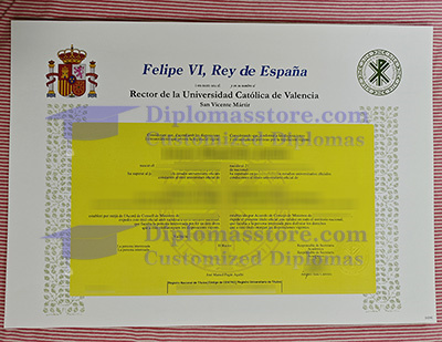 Universidad Católica de Valencia degree