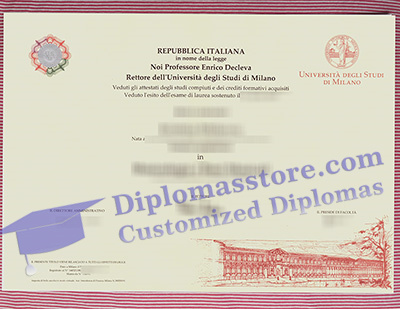 Università degli Studi di Milano degree