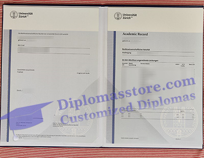 University of Zurich certificate