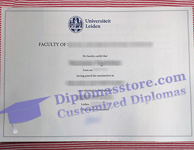 Universiteit Leiden certificate