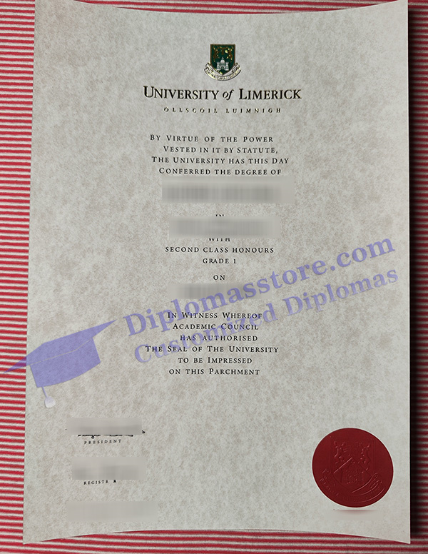 University of Limerick degree, University of Limerick diploma,